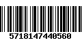 Código de Barras 5718147440560