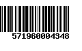 Código de Barras 571960004348