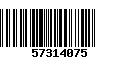 Código de Barras 57314075