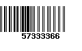 Código de Barras 57333366