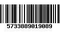 Código de Barras 5733889019089