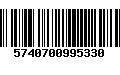 Código de Barras 5740700995330