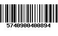 Código de Barras 5740900400894