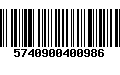 Código de Barras 5740900400986