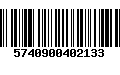 Código de Barras 5740900402133