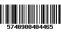 Código de Barras 5740900404465