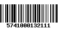 Código de Barras 5741000132111