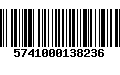 Código de Barras 5741000138236