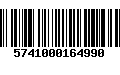 Código de Barras 5741000164990