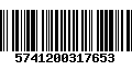 Código de Barras 5741200317653