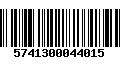 Código de Barras 5741300044015