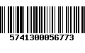 Código de Barras 5741300056773