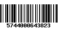 Código de Barras 5744000643823