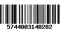 Código de Barras 5744003140282