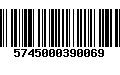 Código de Barras 5745000390069