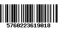 Código de Barras 5760223619018