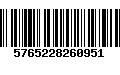 Código de Barras 5765228260951