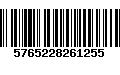 Código de Barras 5765228261255