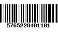 Código de Barras 5765228401101