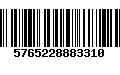 Código de Barras 5765228883310