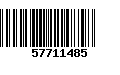 Código de Barras 57711485