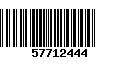 Código de Barras 57712444