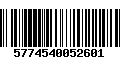 Código de Barras 5774540052601