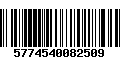 Código de Barras 5774540082509