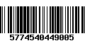 Código de Barras 5774540449005