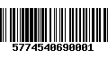 Código de Barras 5774540690001