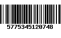 Código de Barras 5775345120748