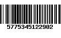 Código de Barras 5775345122902