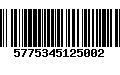 Código de Barras 5775345125002