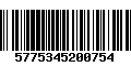 Código de Barras 5775345200754