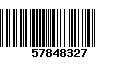 Código de Barras 57848327