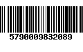 Código de Barras 5790009832089