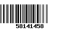 Código de Barras 58141458