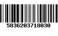 Código de Barras 5836203718030