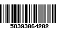 Código de Barras 58393064202