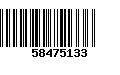 Código de Barras 58475133