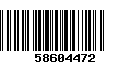 Código de Barras 58604472