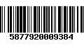 Código de Barras 5877920009384