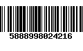 Código de Barras 5888998024216