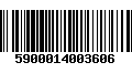 Código de Barras 5900014003606