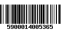 Código de Barras 5900014005365