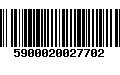 Código de Barras 5900020027702