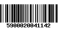 Código de Barras 5900020041142