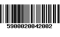 Código de Barras 5900020042002