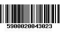 Código de Barras 5900020043023