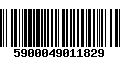 Código de Barras 5900049011829